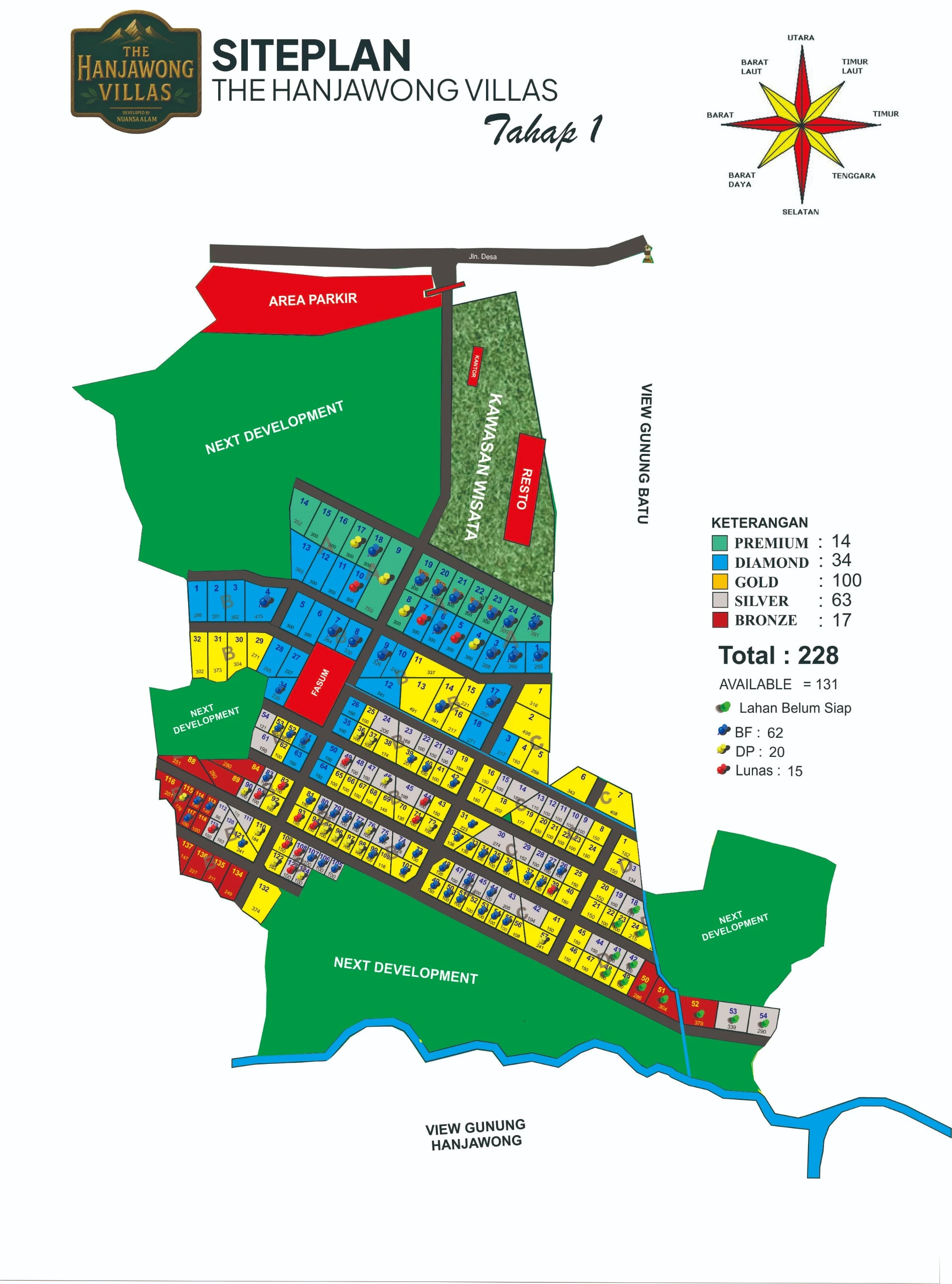 Site Plan The Hanjawong Villas